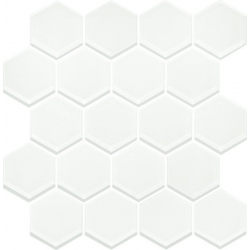 Glass ivory Hexagon 28x25,8 mozaika