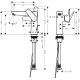 Praustuvo maišytuvas Hansgrohe Talis E 71754140