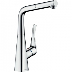 Virtuvinis maišytuvas su ištraukiama žarna Hansgrohe Metris M7114781000