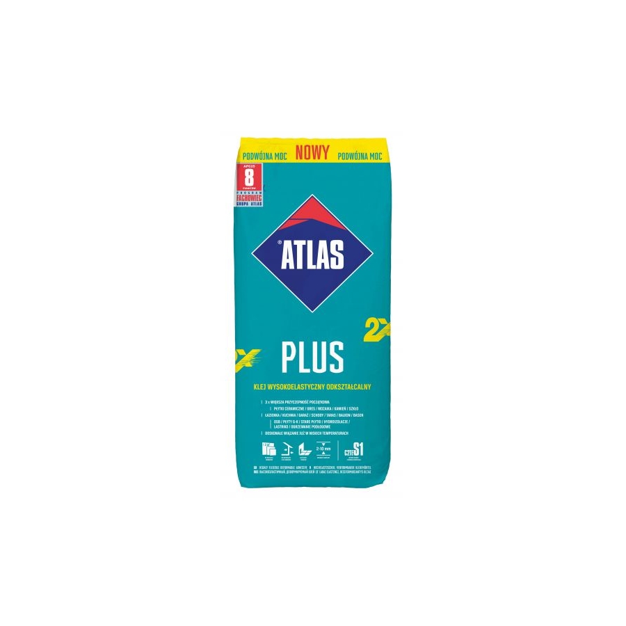 ATLAS PLUS NOWY, 25 kg, plytelių klijai